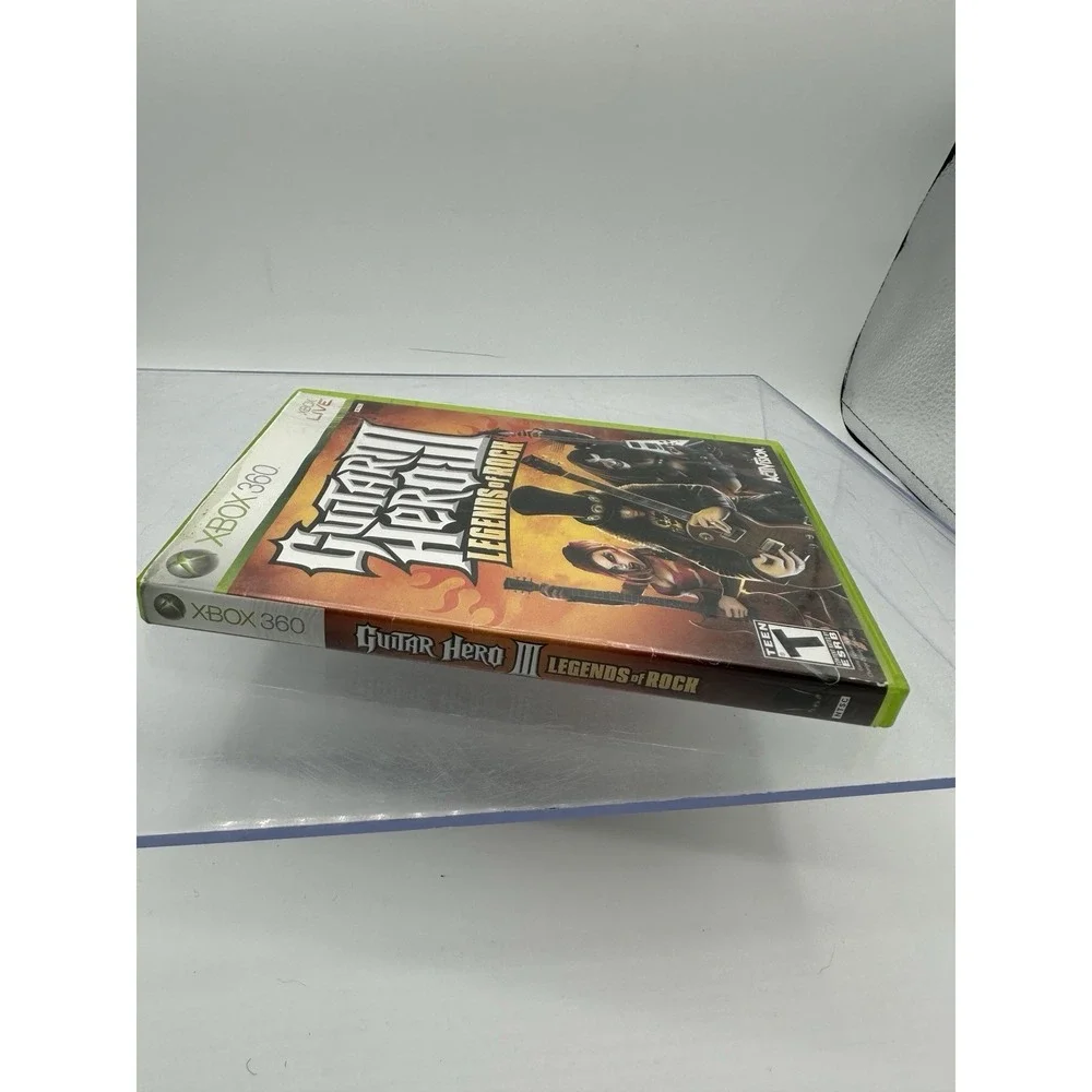 Guitar Hero III Legends of Rock Xbox 360 – Complete w/ Manual – Tested Works